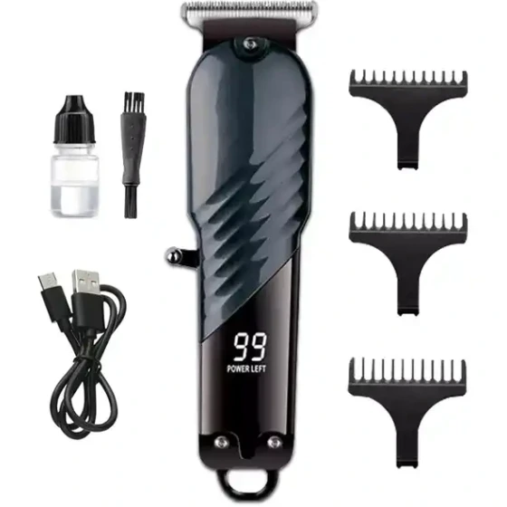 ماشین اصلاح جیمی مدل GM6717 با برش مستقیم و استیل ضد زنگ