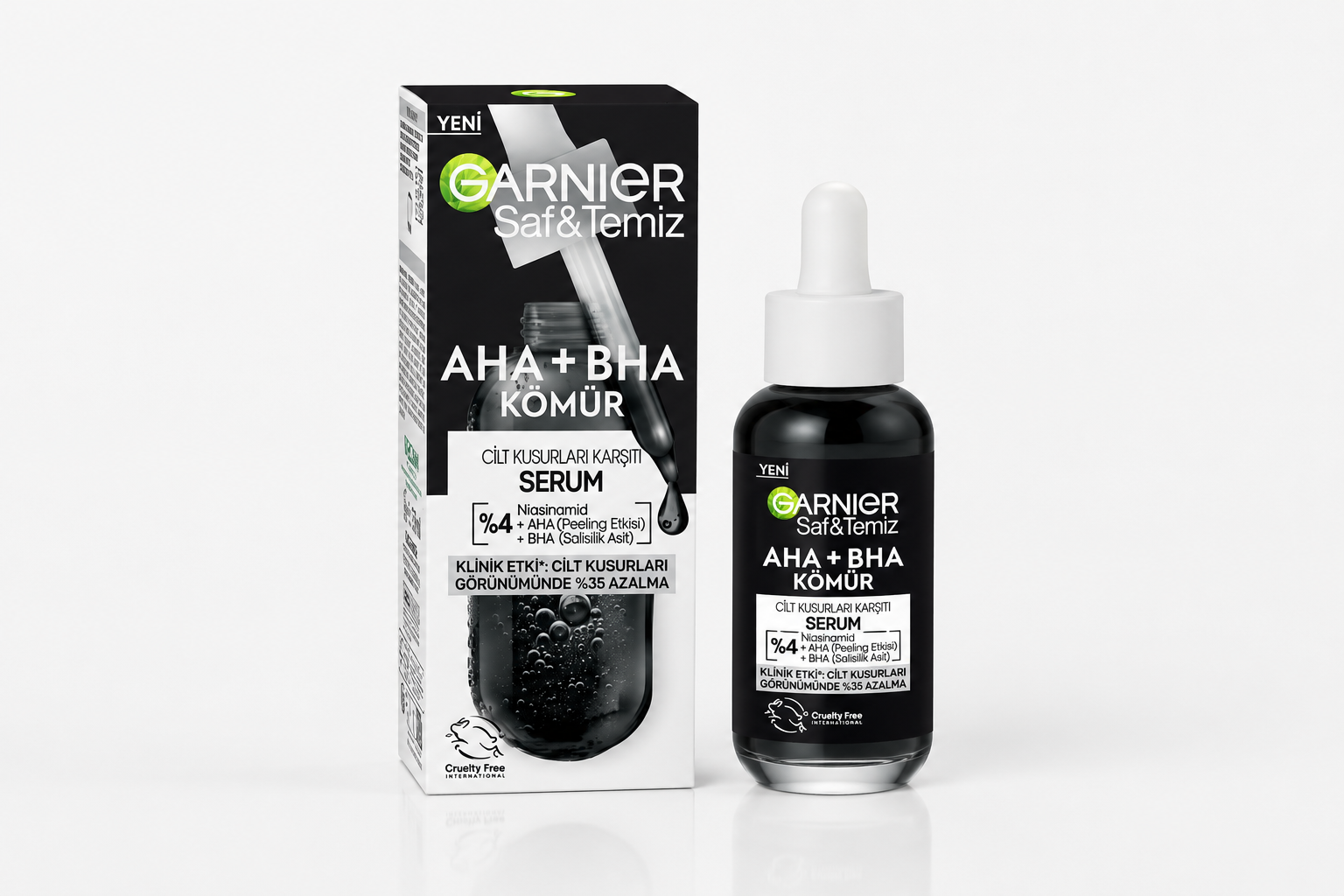 سرم لایه بردار گارنیر Garnier AHA+BHA Komur Serum