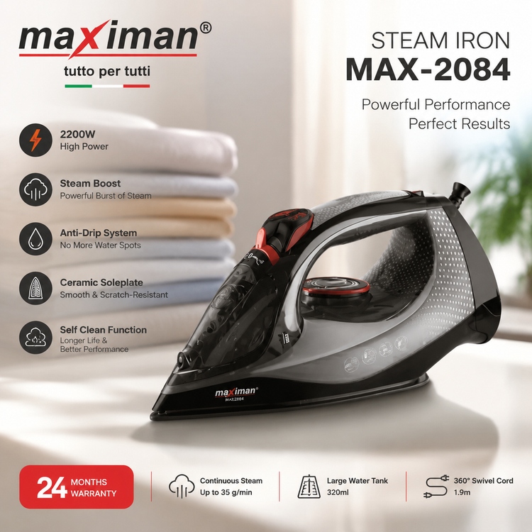 اتو بخار مکسیمان مدل MAX-2084