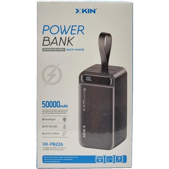 پاوربانک ایکس کین مدل XK-PB226 ظرفیت 50000 میلی آمپر ساعت